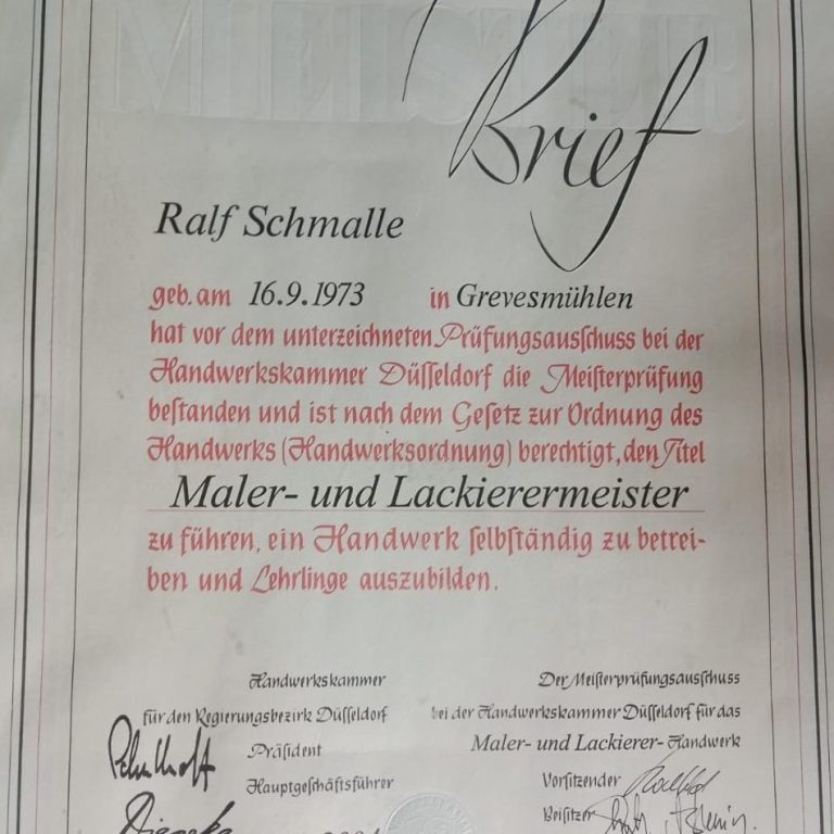 Deutscher Malermeister Marbella